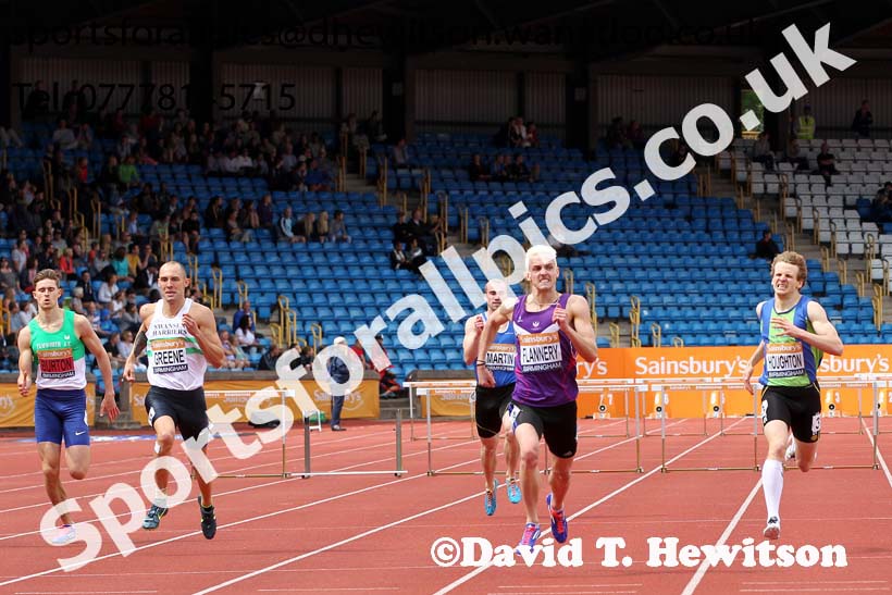 Mens 400 metres hurdles, Sainsbury's British Champs, Alexander Stadium, Birmingham. Photo: David T. Hewitson/Sprts for All Pics